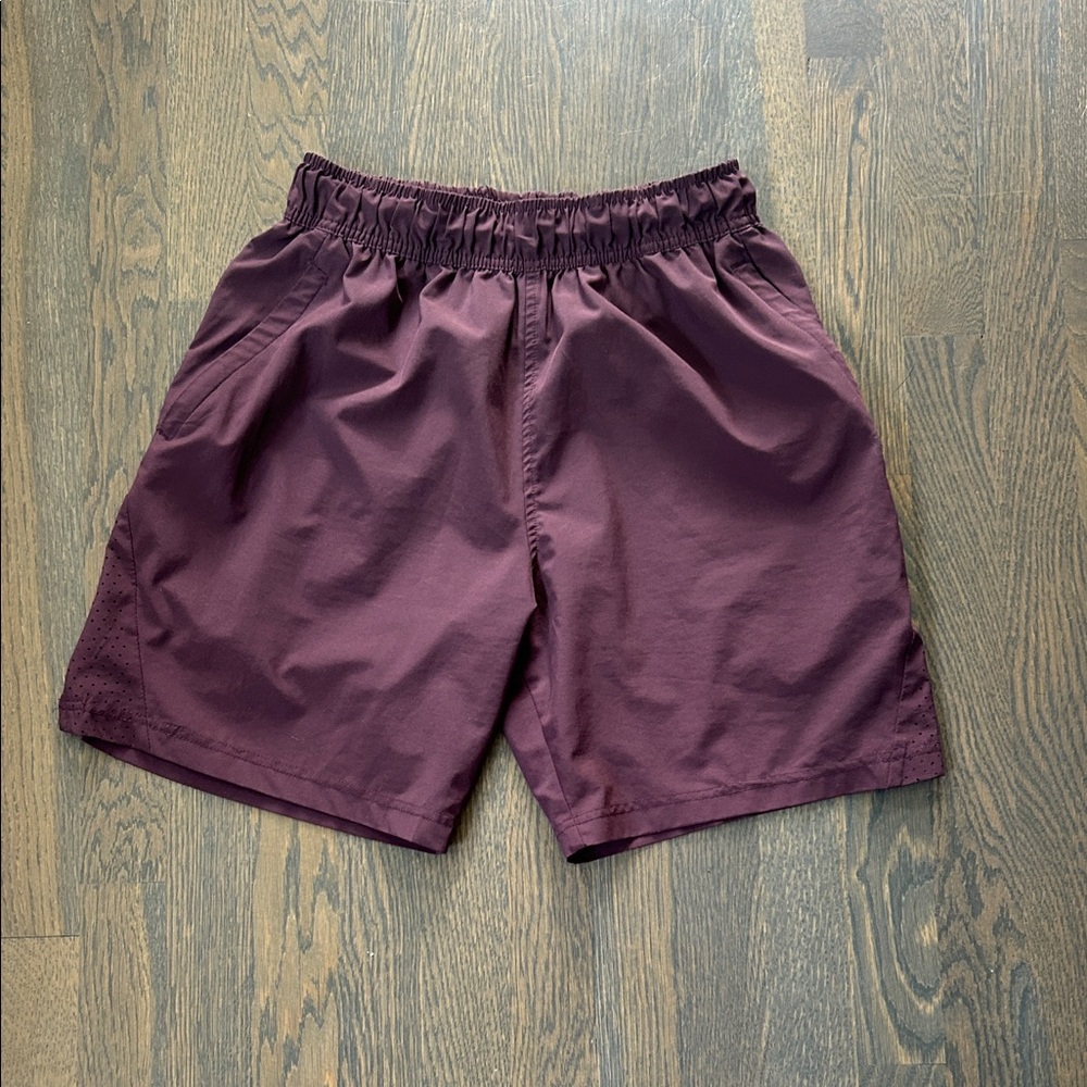Men's Burgundy Shorts